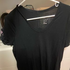 Black Super cute and comfy black silky shirt